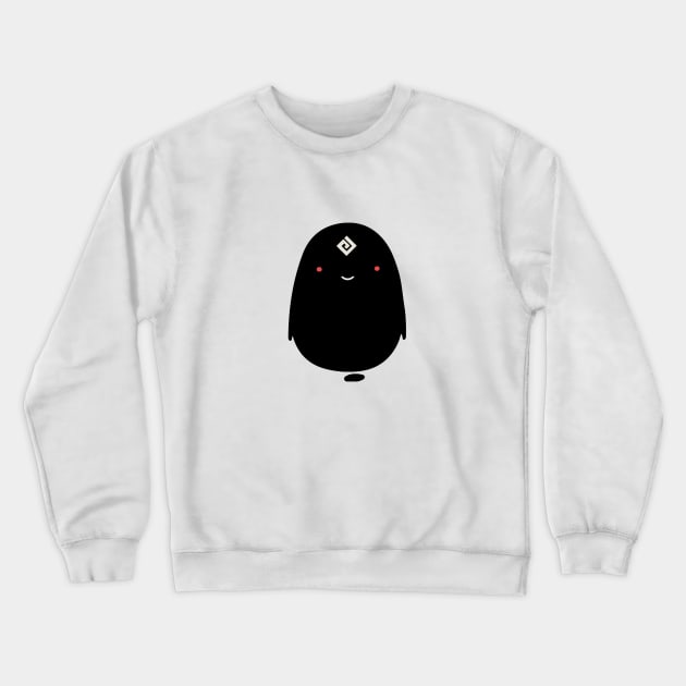 Black Spirit Crewneck Sweatshirt by Mediosa